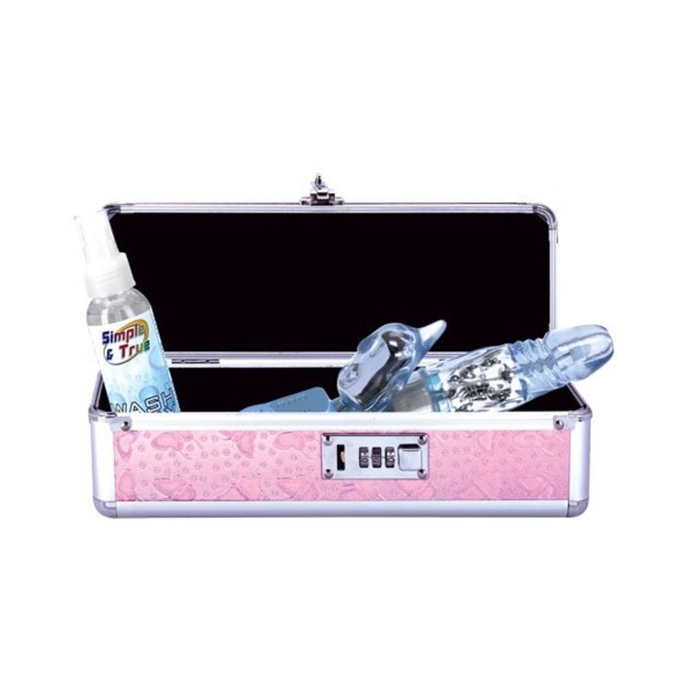 Lockable Vibe Case Pink-BMS-Sexual Toys®