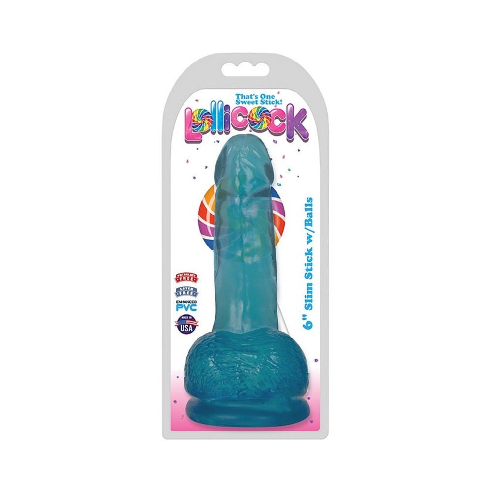 Lollicock 6 inches Slim Stick Dildo with Balls-Curve Novelties-Sexual Toys®