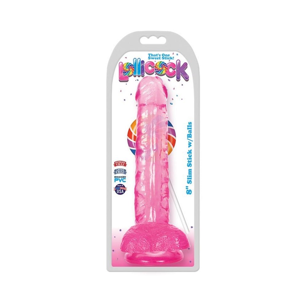 Lollicock 8 inches Slim Stick Dildo with Balls-Curve Novelties-Sexual Toys®