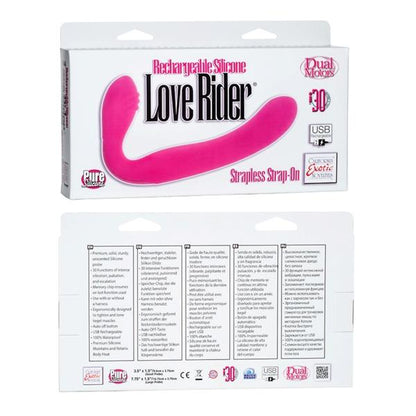 Love Rider Rechargeable Strapless Strap On Pink-Love Rider-Sexual Toys®