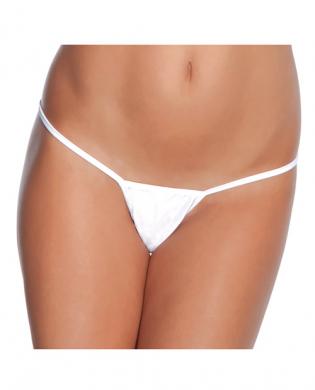 Low rise lycra g-string white xl-blank-Sexual Toys®