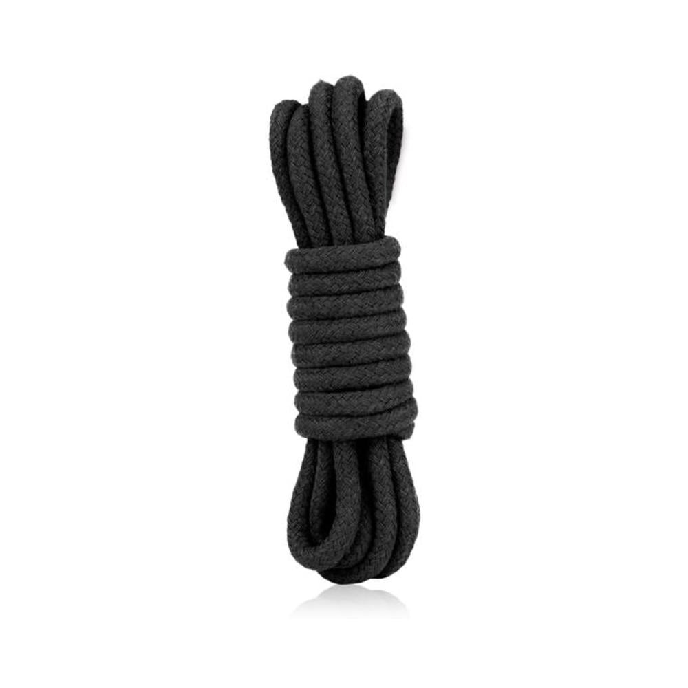 Lux Fetish Bondage Rope 16 Ft/5 M - Black-Electric Eel-Sexual Toys®