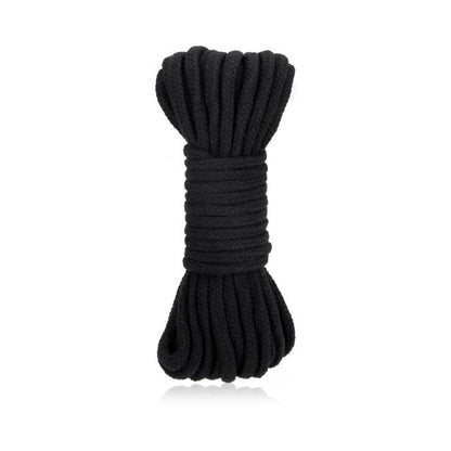 Lux Fetish Bondage Rope 33 Ft/10 M - Black-Electric Eel-Sexual Toys®