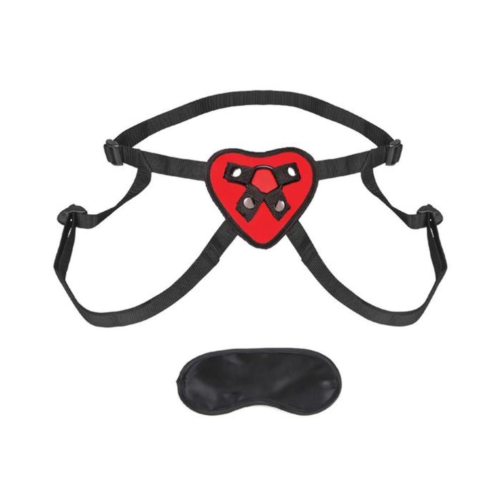 Lux Fetish Red Heart Strap On Harness O/S-Electric Eel-Sexual Toys®