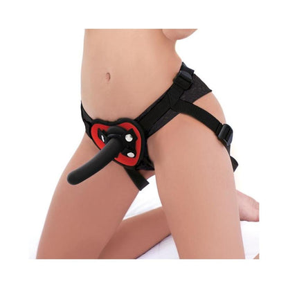 Lux Fetish Red Heart Strap On Harness O/S-Electric Eel-Sexual Toys®