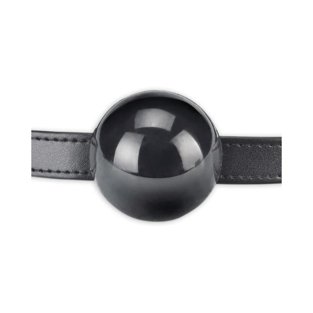 Lux Fetish Silicone Ball Gag Black O/S-Electric Eel-Sexual Toys®