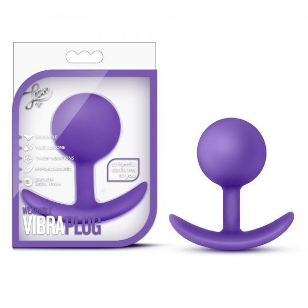 Luxe Wearable Vibra Plug Purple-Blush-Sexual Toys®