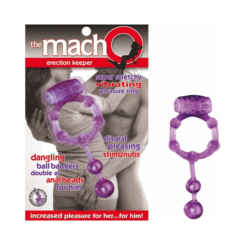 Macho Erection Keeper C Ring - Purple-Nasstoys-Sexual Toys®