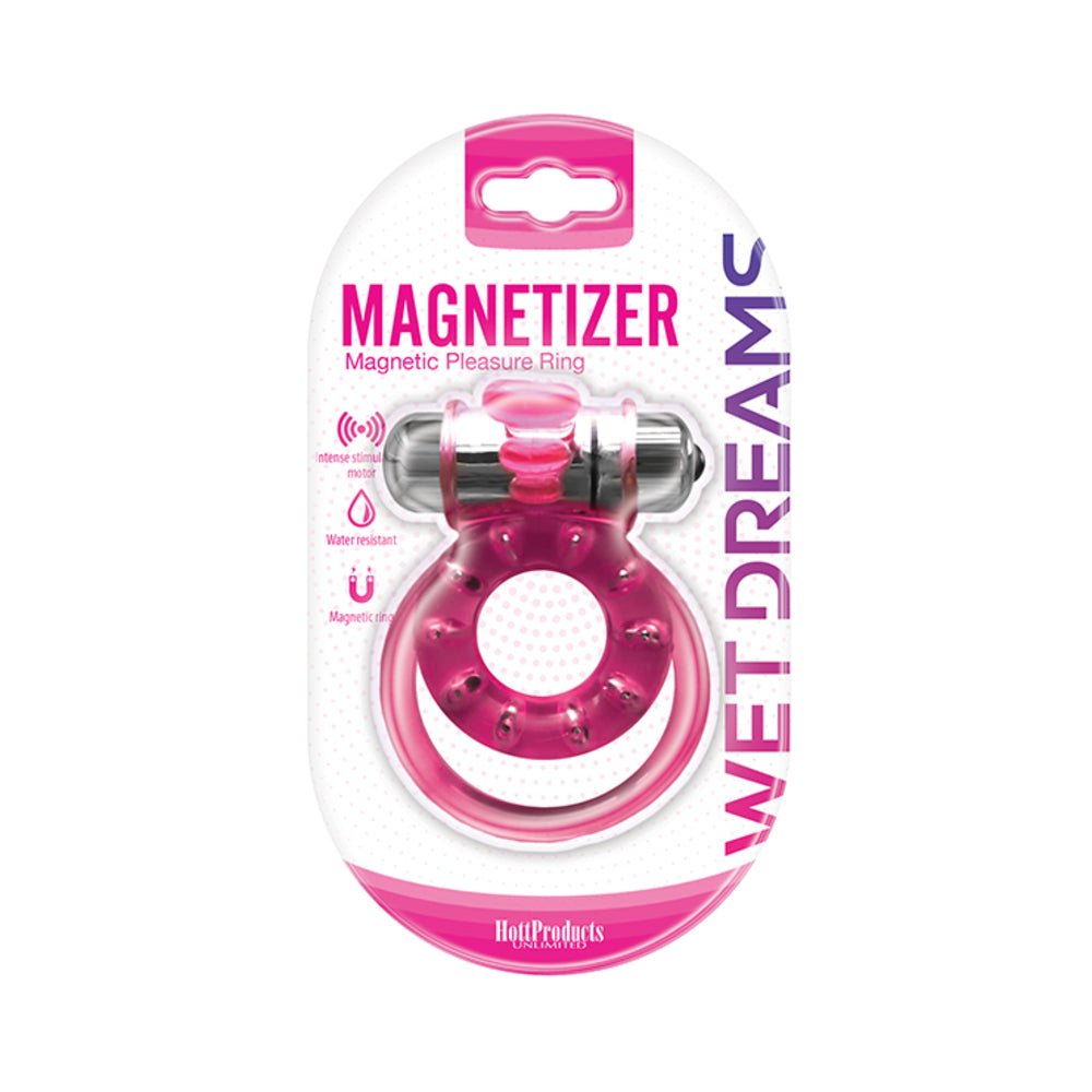 Magnetized Magnetic Cock Ring With Dual Straps And Bullet-blank-Sexual Toys®