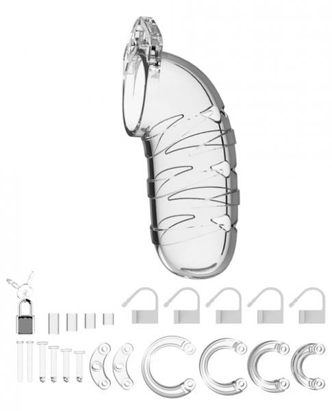 Mancage Model 05 Chastity 5.5 inches Cock Cage Transparent-Shots Mancage-Sexual Toys®