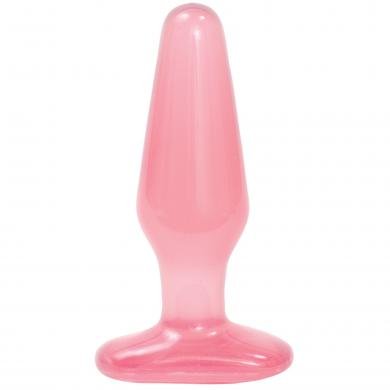 Medium pink Jelly butt plug-Doc Johnson-Sexual Toys®