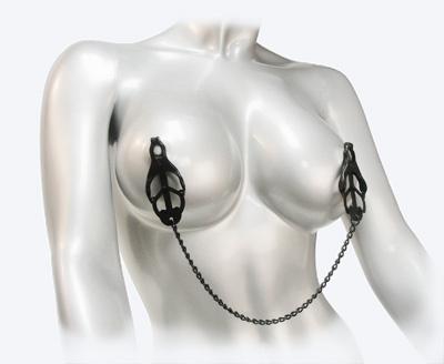 Monarch Noir Nipple Vice Black Metal Clamps-Master Series-Sexual Toys®