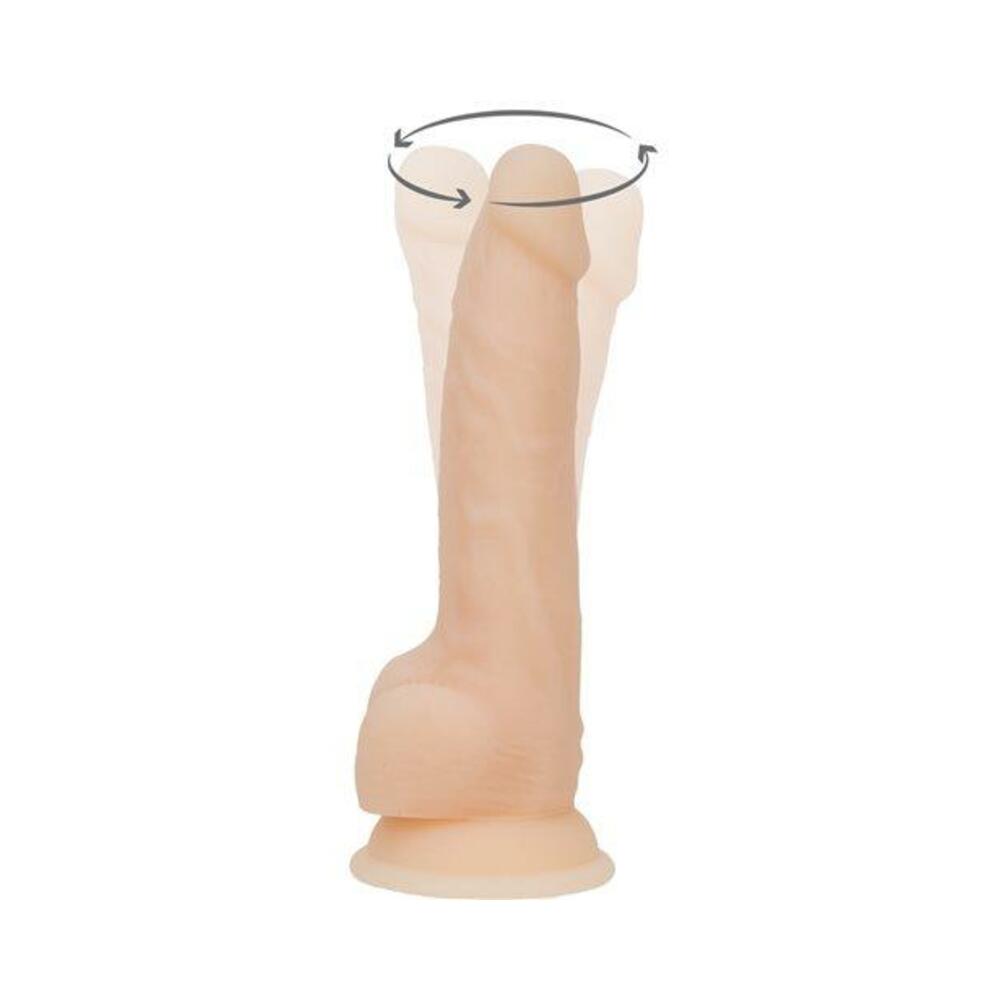 Naked Addiction Rotating &amp; Vibrating Dong 8&quot; Vanilla-blank-Sexual Toys®