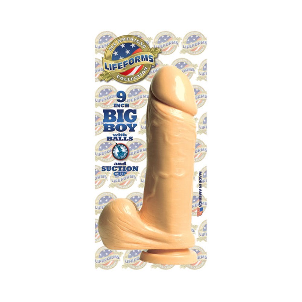 9&quot; Big Boy Dong Balls W/Suction Cup - Beige-Nasstoys-Sexual Toys®