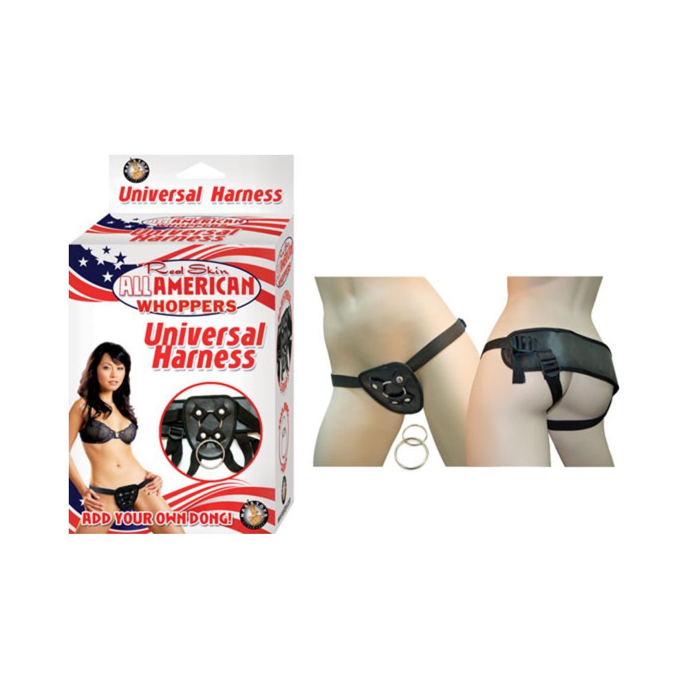 All American Whoppers Universal Harness Black-Nasstoys-Sexual Toys®