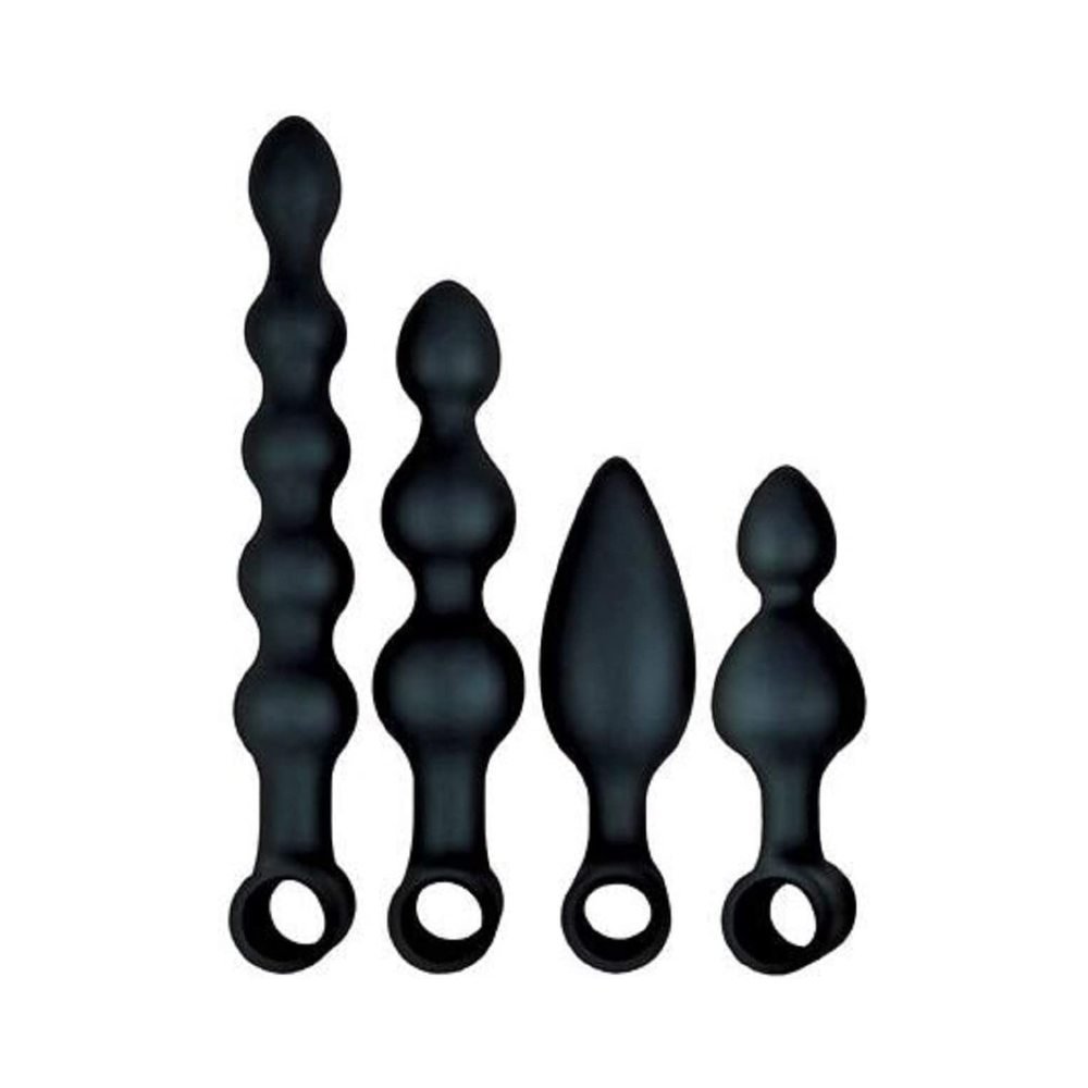 Anal-ese Collection Vibrating Anal Fantasy Kit - Black-Nasstoys-Sexual Toys®