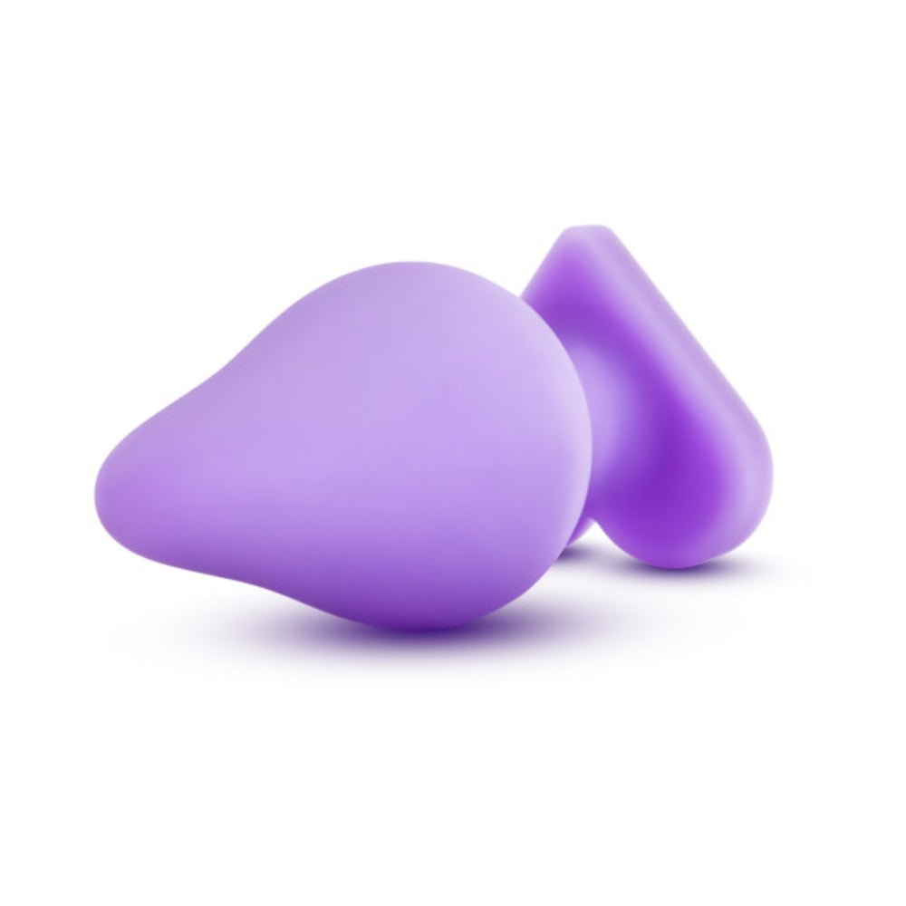 Naughtier Candy Heart Purple Butt Plug-Blush-Sexual Toys®