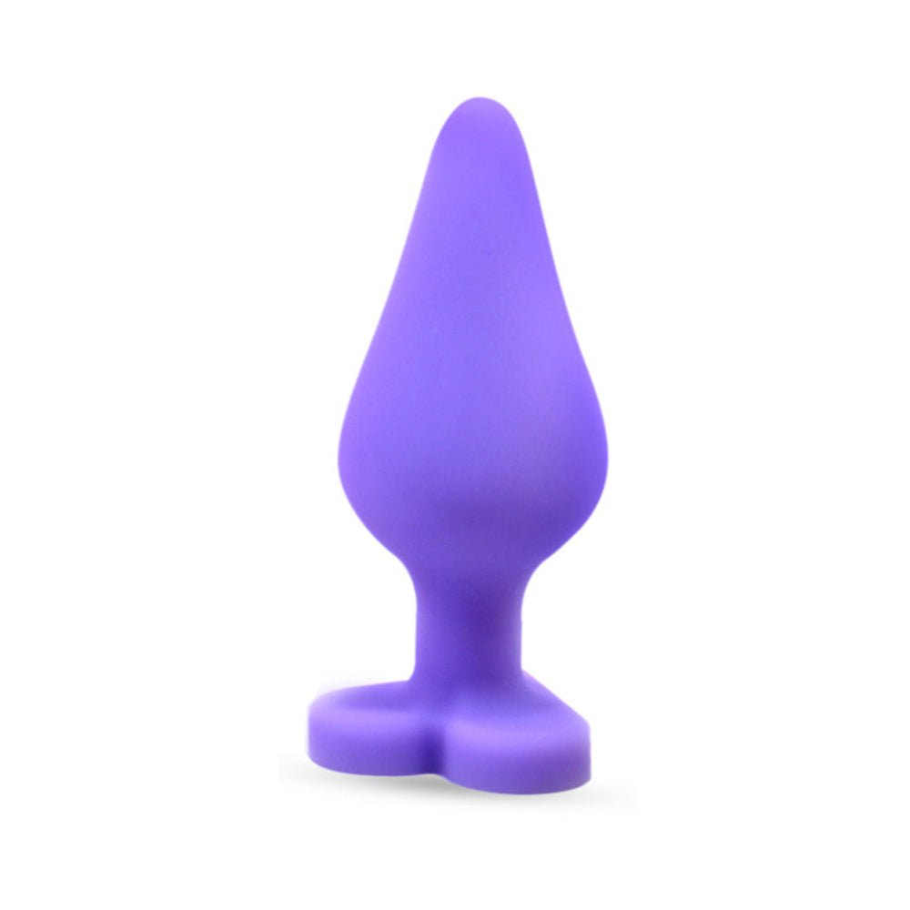 Naughtier Candy Heart Purple Butt Plug-Blush-Sexual Toys®