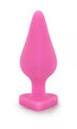 Naughtier Candy Heart Ride Me Pink Butt Plug-Blush-Sexual Toys®