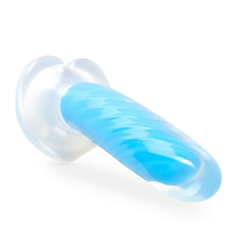 Neo Elite - Glow-in-the-dark Tao - 7-inch Dual-density - Neon Blue-Glo-Sexual Toys®