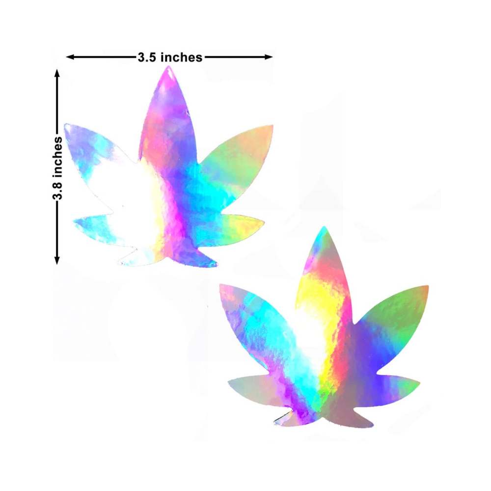 Neva Nude Pasty Weed Leaf Holographic-Neva Nude-Sexual Toys®