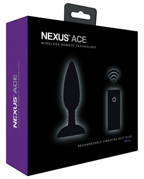 Nexus Ace Remote Control Vibrating Butt Plug Small Black-Ace-Sexual Toys®