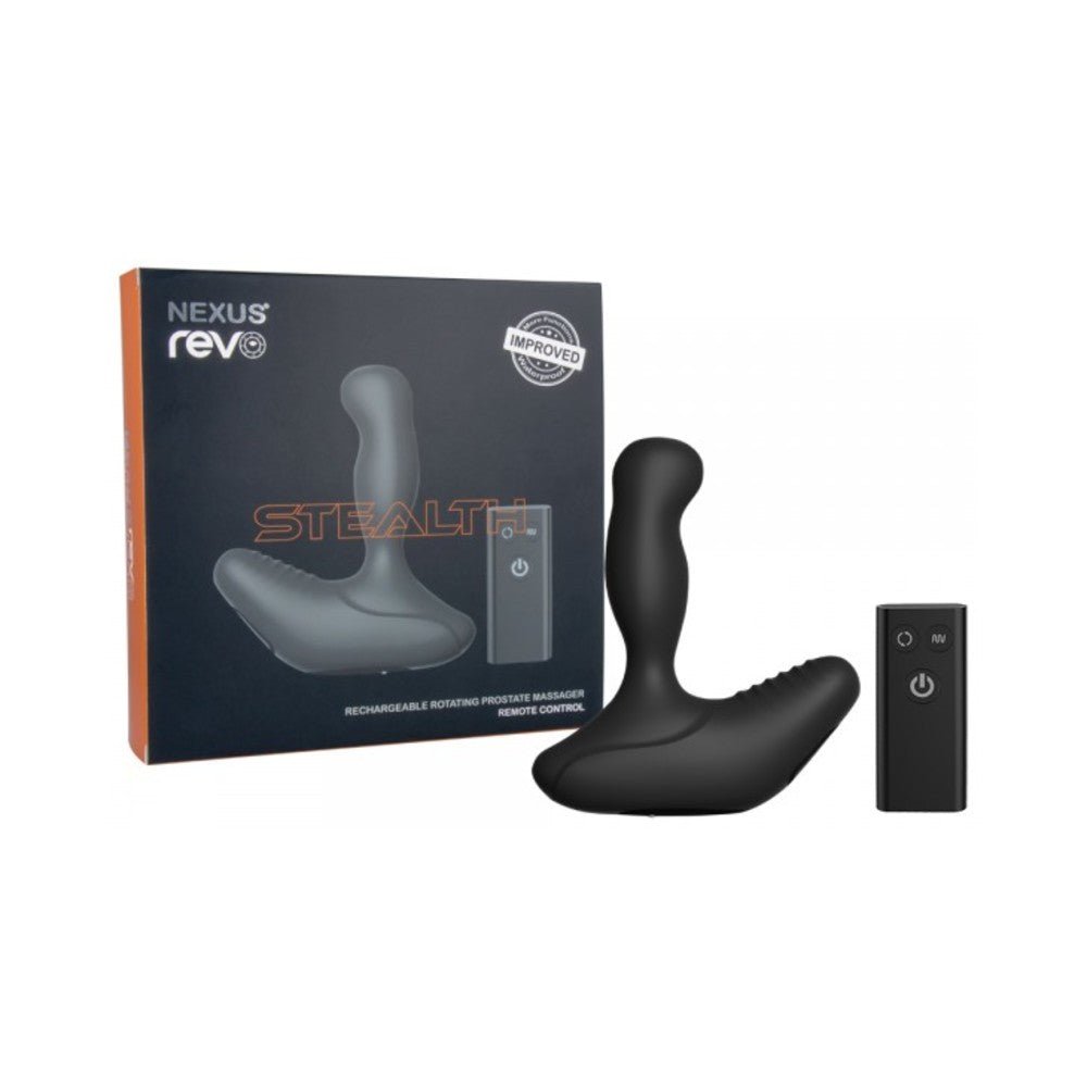 Nexus Revo Stealth Remote Control Rotating Prostate Massager - Black-Nexus-Sexual Toys®