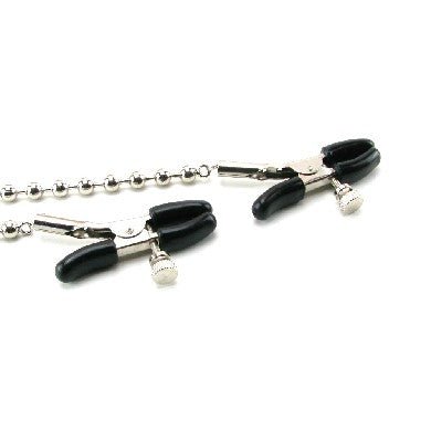 Nipple Clamps Silver Beaded Chain-Nipple Play-Sexual Toys®