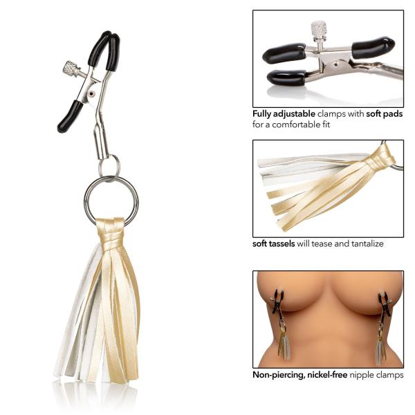 Nipple Play Playful Tassels Nipple Clamps-Nipple Play-Sexual Toys®