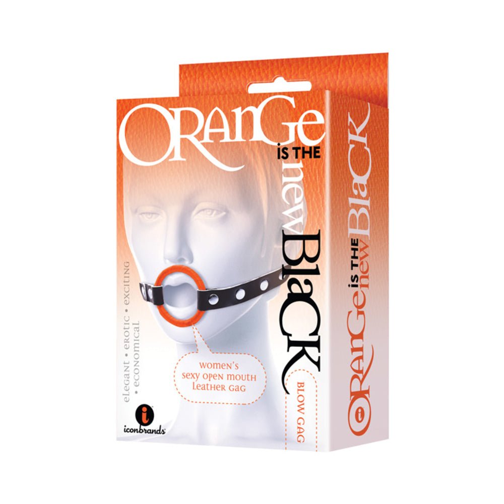 Orange Is The New Black Blow Gag Open Mouth Leather Gag-Icon-Sexual Toys®