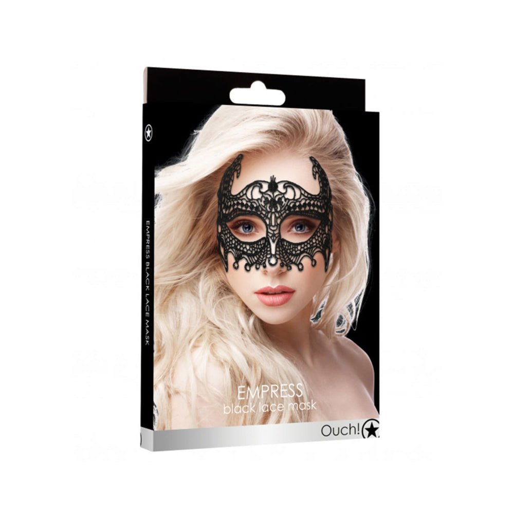 Ouch! Empress Black Lace Mask  - Black-Shots-Sexual Toys®