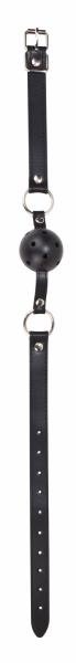 Ouch Gag Ball Leather Straps O/S-Shots-Sexual Toys®