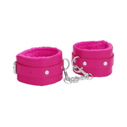 Ouch! Plush Leather Ankle Cuffs-Shots-Sexual Toys®