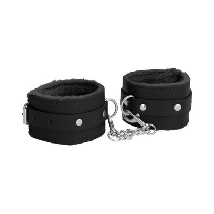 Ouch! Plush Leather Ankle Cuffs-Shots-Sexual Toys®