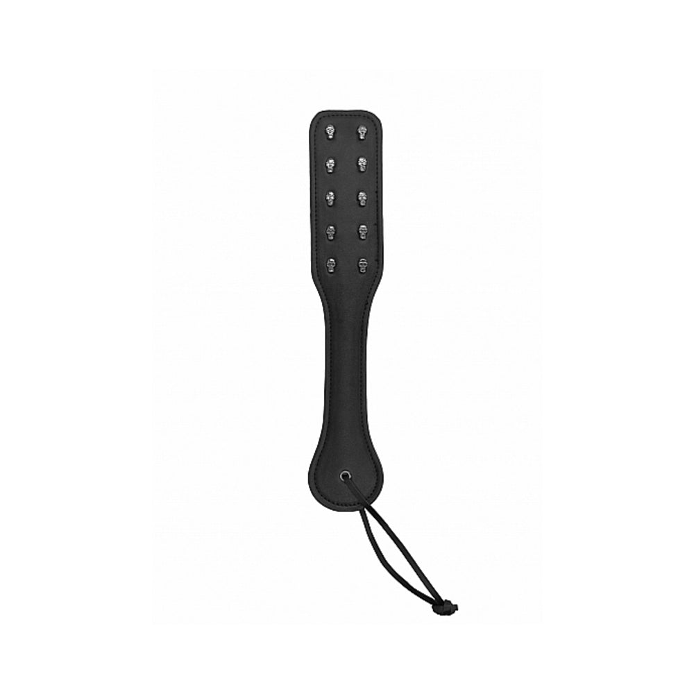 Ouch! Skulls &amp; Bones Paddle With Skulls - Black-Shots-Sexual Toys®