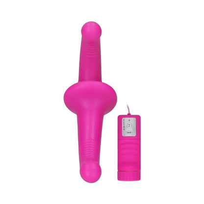 Ouch Vibrating Silicone Strapless Strap On Pink-Shots-Sexual Toys®