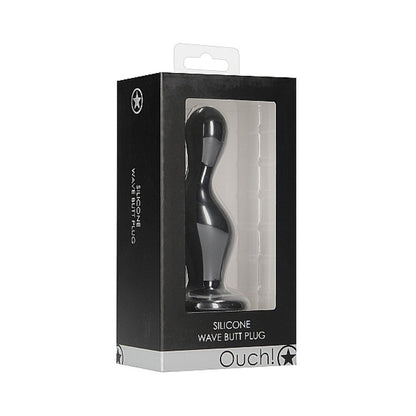 Ouch Wave Butt Plug Black-Shots-Sexual Toys®