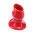 Oxballs Pighole-2, Hollow Plug, Medium, Red-blank-Sexual Toys®