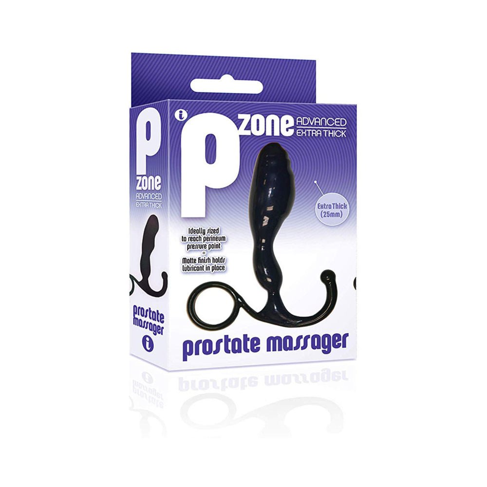 P-Zone Advanced Thick Prostate Massager Black-Icon-Sexual Toys®