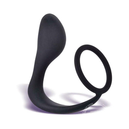 P-Zone Ring Prostate Massager &amp; Cock Ring Black-Icon-Sexual Toys®