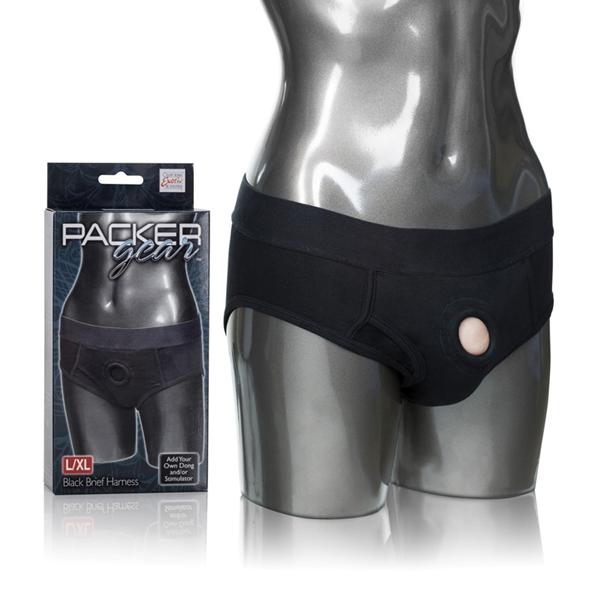 Packer Gear Black Brief Harness L/XL-Packer Gear-Sexual Toys®