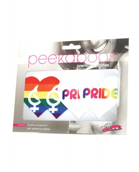 Peekaboos Pride Hearts - Pack Of 2-Peekaboos-Sexual Toys®