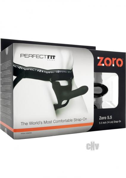 Perfect Fit Zoro 5.5 inches Strap On Black-Zoro-Sexual Toys®