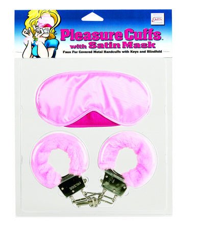 Pleasure Cuffs with Satin Mask-blank-Sexual Toys®