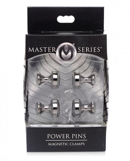 Power Pins Magnetic Nipple Clamps Set-Master Series-Sexual Toys®