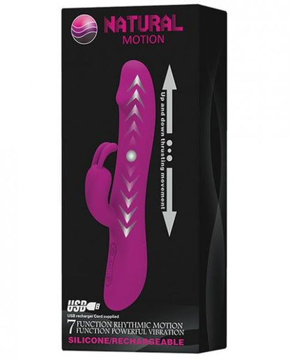 Pretty Love Natural Motion 7 Function Rabbit Silicone Purple-Pretty Love-Sexual Toys®