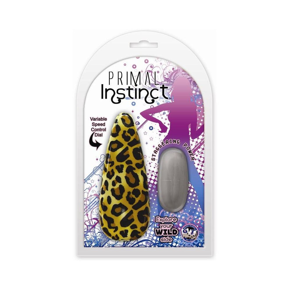 Primal Instincts Vibrating Egg - Leopard Print-Golden Triangle-Sexual Toys®