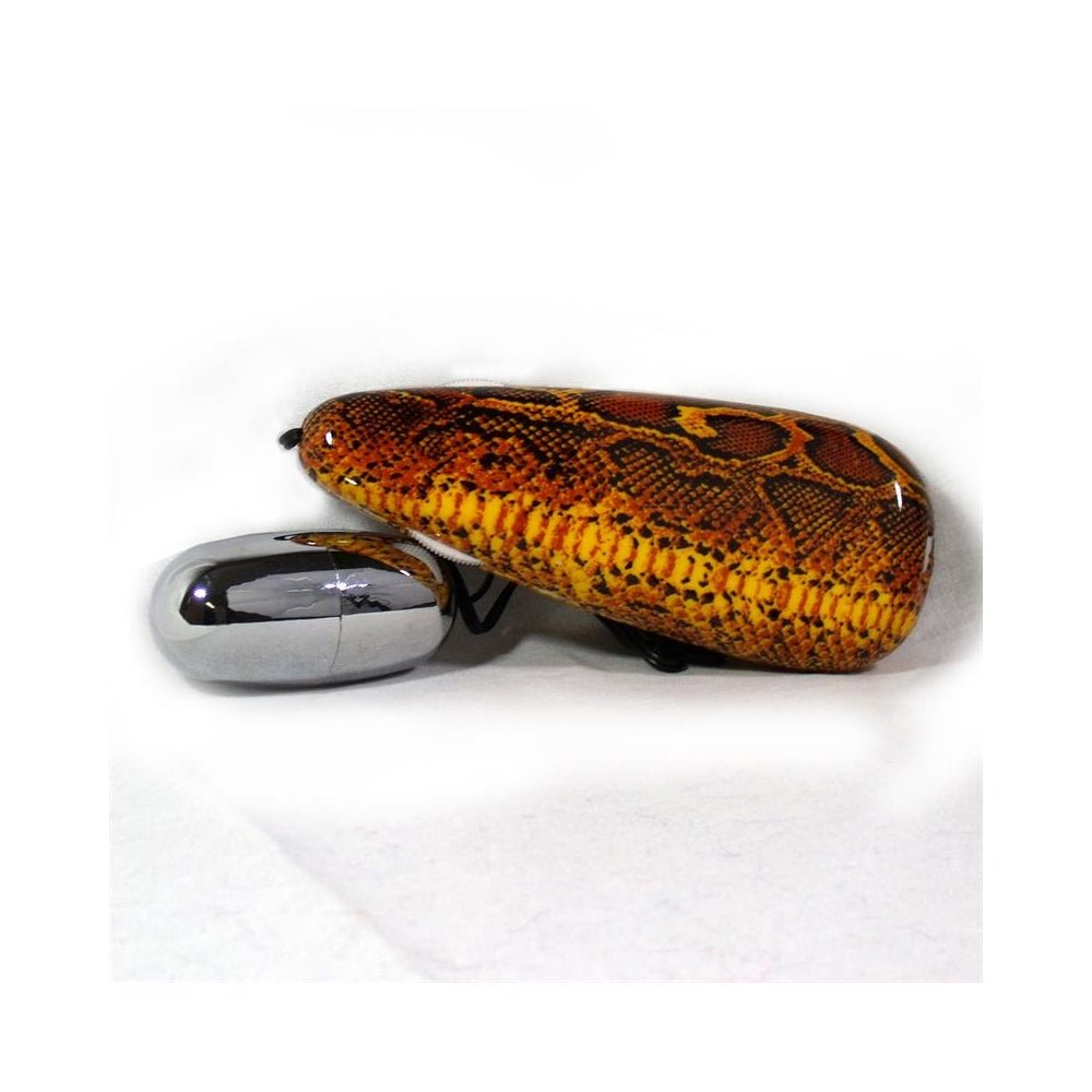 Primal Instincts Vibrating Egg - Snake Print-Golden Triangle-Sexual Toys®