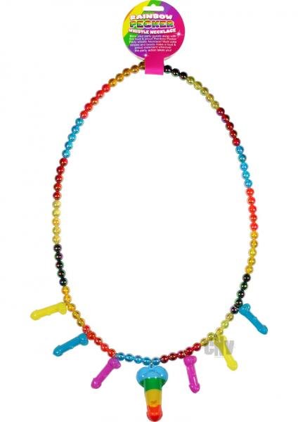 Rainbow Pecker Whistle Necklace-blank-Sexual Toys®