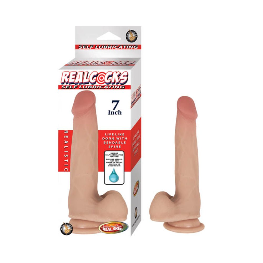 Realcocks Self Lubricating 7&quot;-flesh-Nasstoys-Sexual Toys®